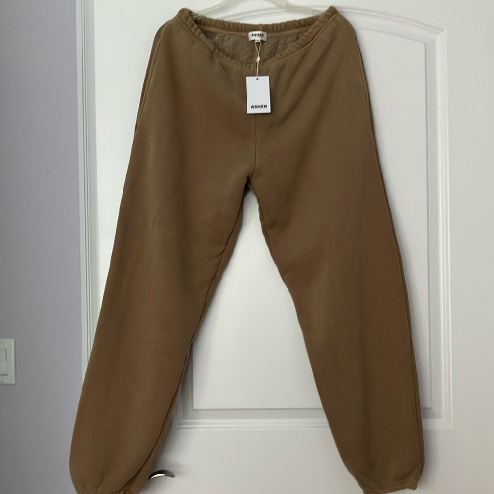 Asher Los Angeles Tan Sweatpants